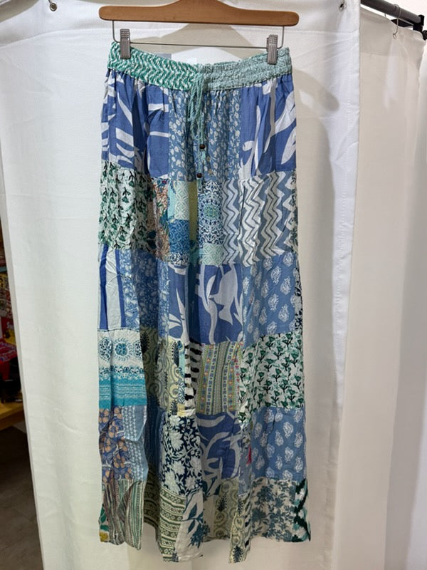 Patchwork Maxi Skirt