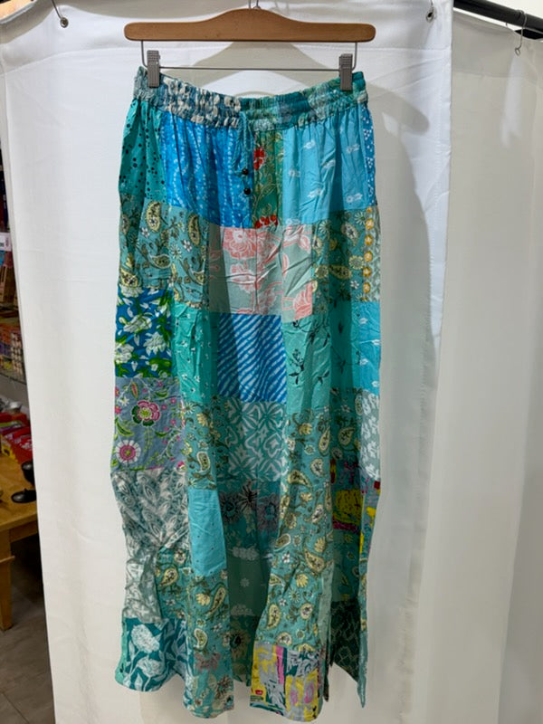 Patchwork Maxi Skirt