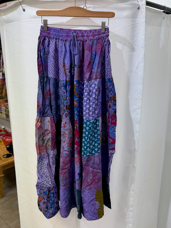 Patchwork Maxi Skirt