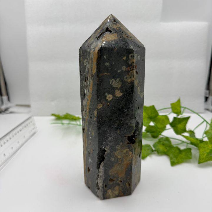 Rainforest Rhyolite Obelisk - 4.07lbs