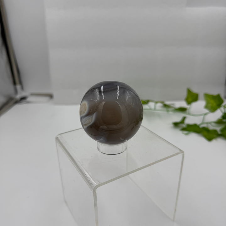 Ghost Agate Sphere ~ 2.5"