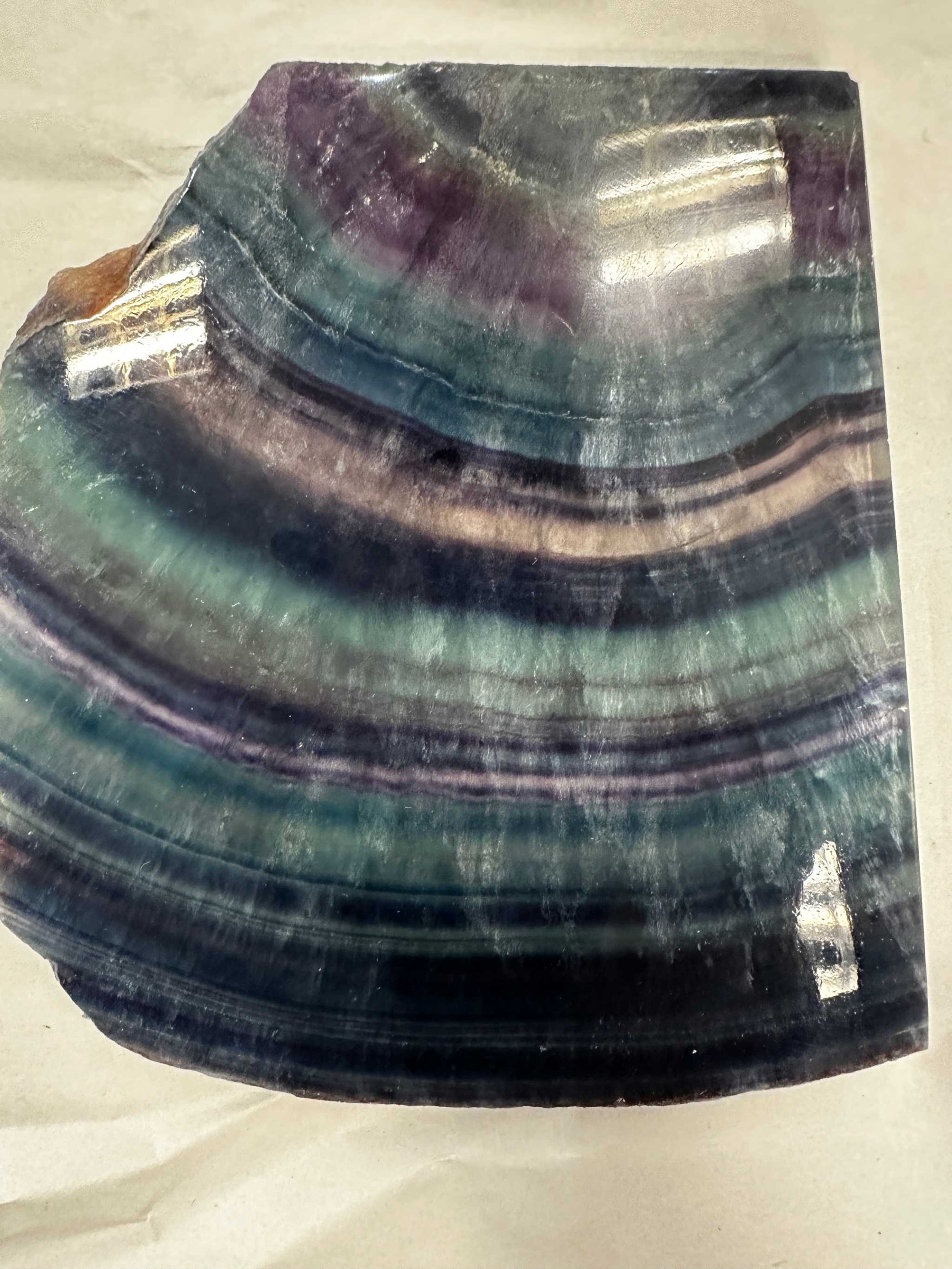 Psychic Chakra Fluorite Slab, Fluorite, Rocks & Fossils