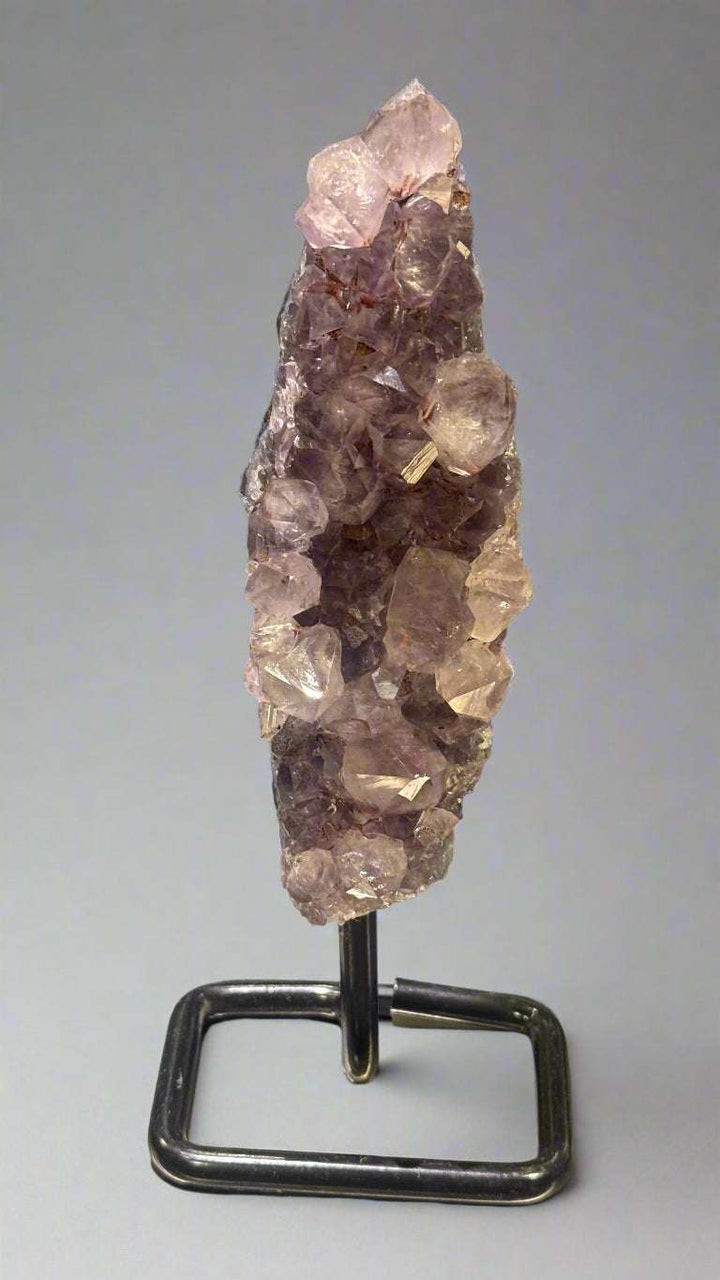 Unique Amethyst Specimen on Metal Stand (<1kg)