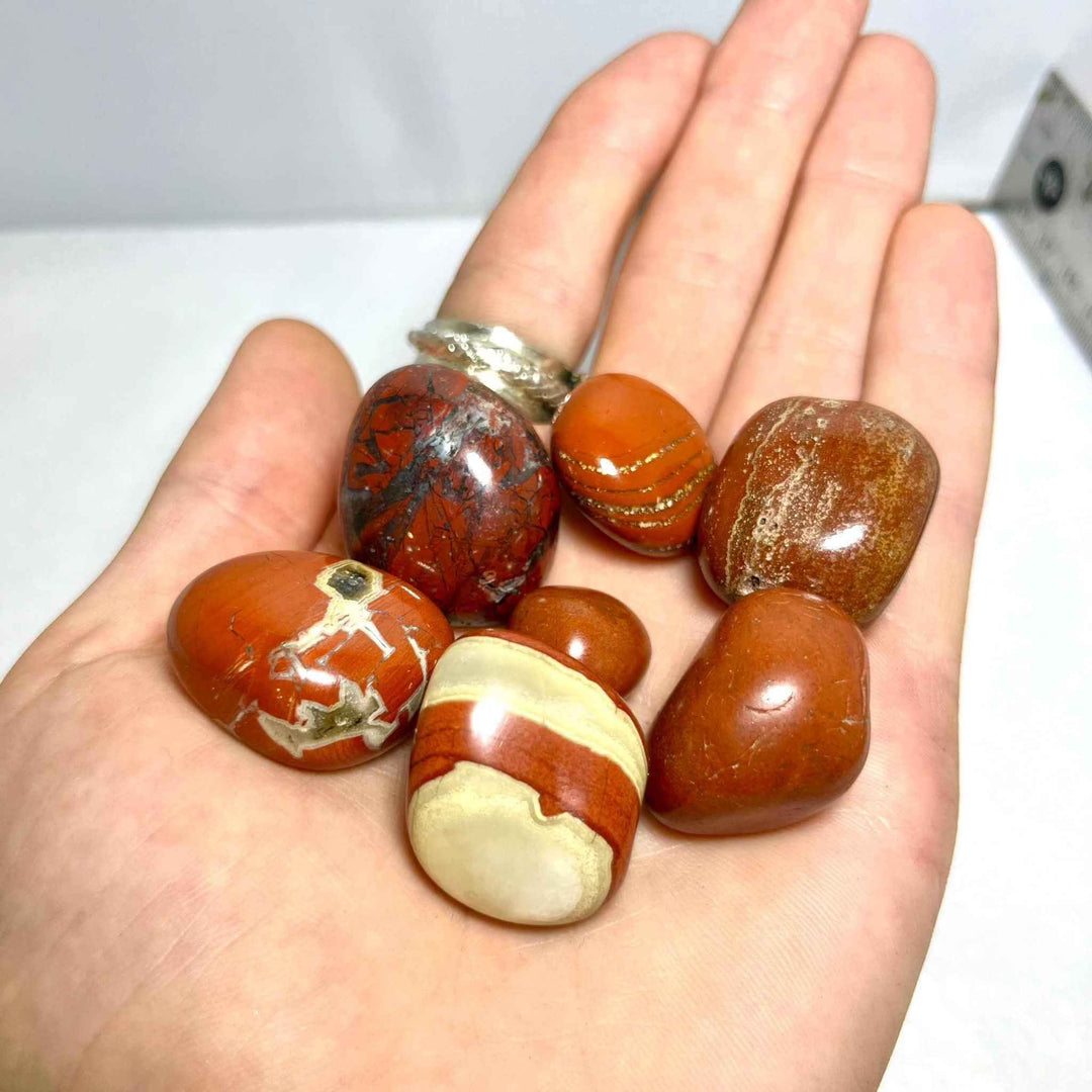Red Jasper Tumbled Pocket Stone