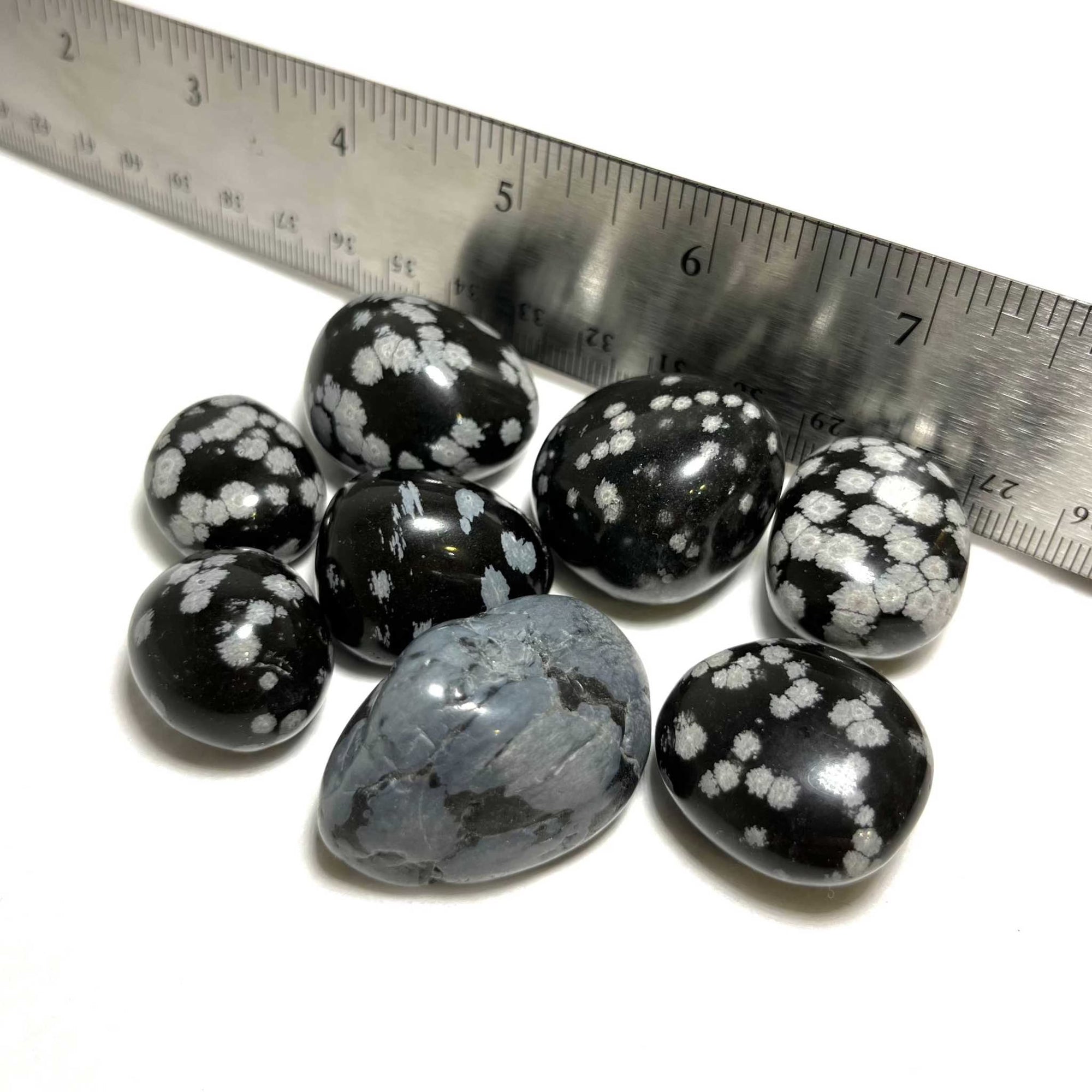 Snowflake Obsidian Tumbled Stone