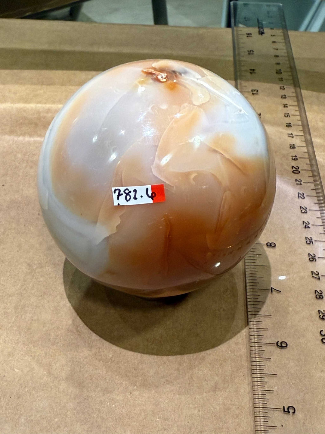 Carnelian Sphere 2.5”-3.5”