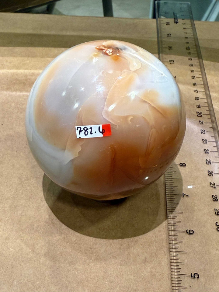 Carnelian Sphere 2.5”-3.5”