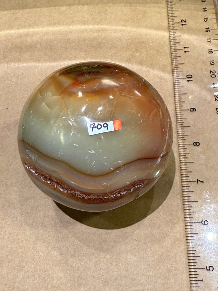 Carnelian Sphere 2.5”-3.5”
