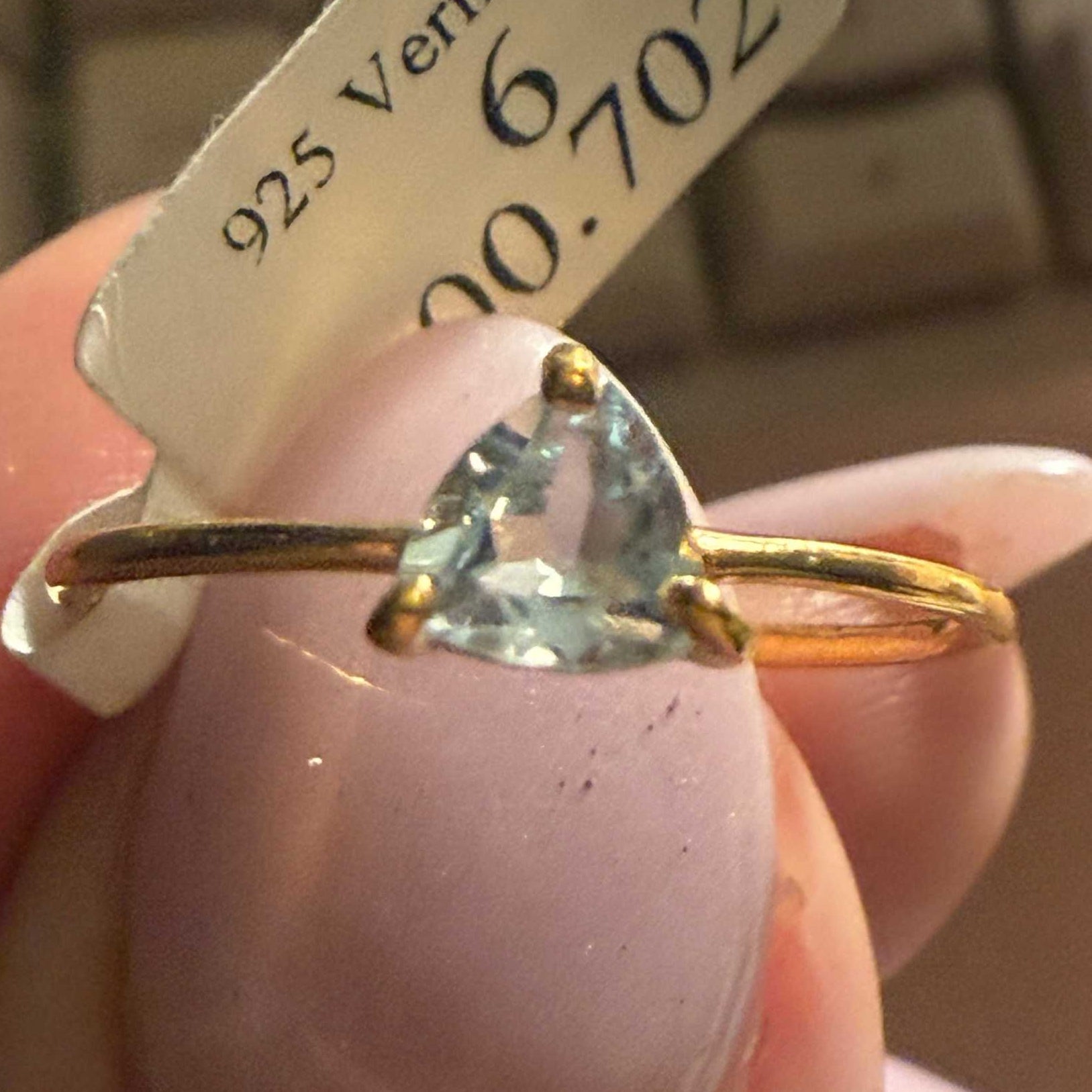 Aquamarine Ring