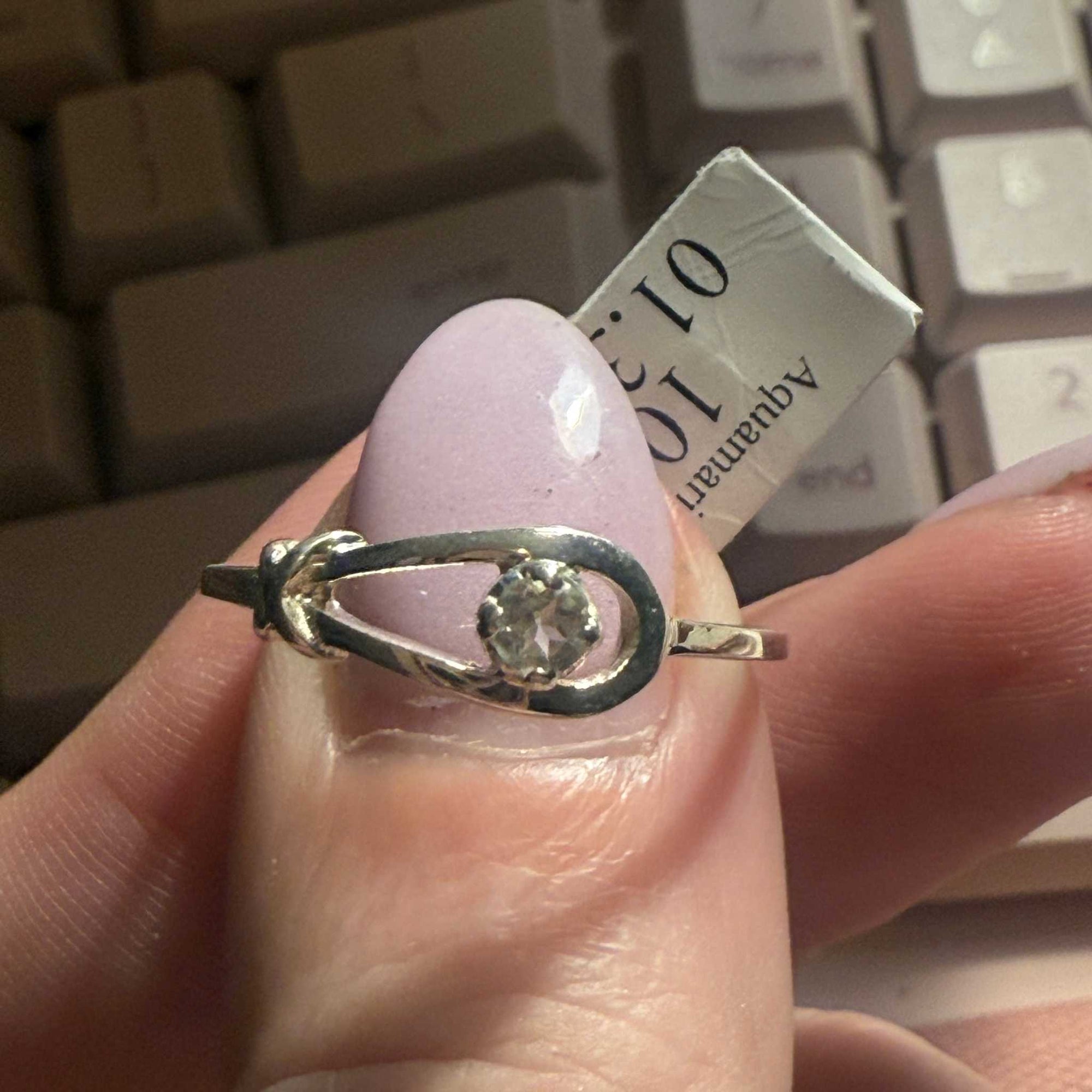 Aquamarine Ring
