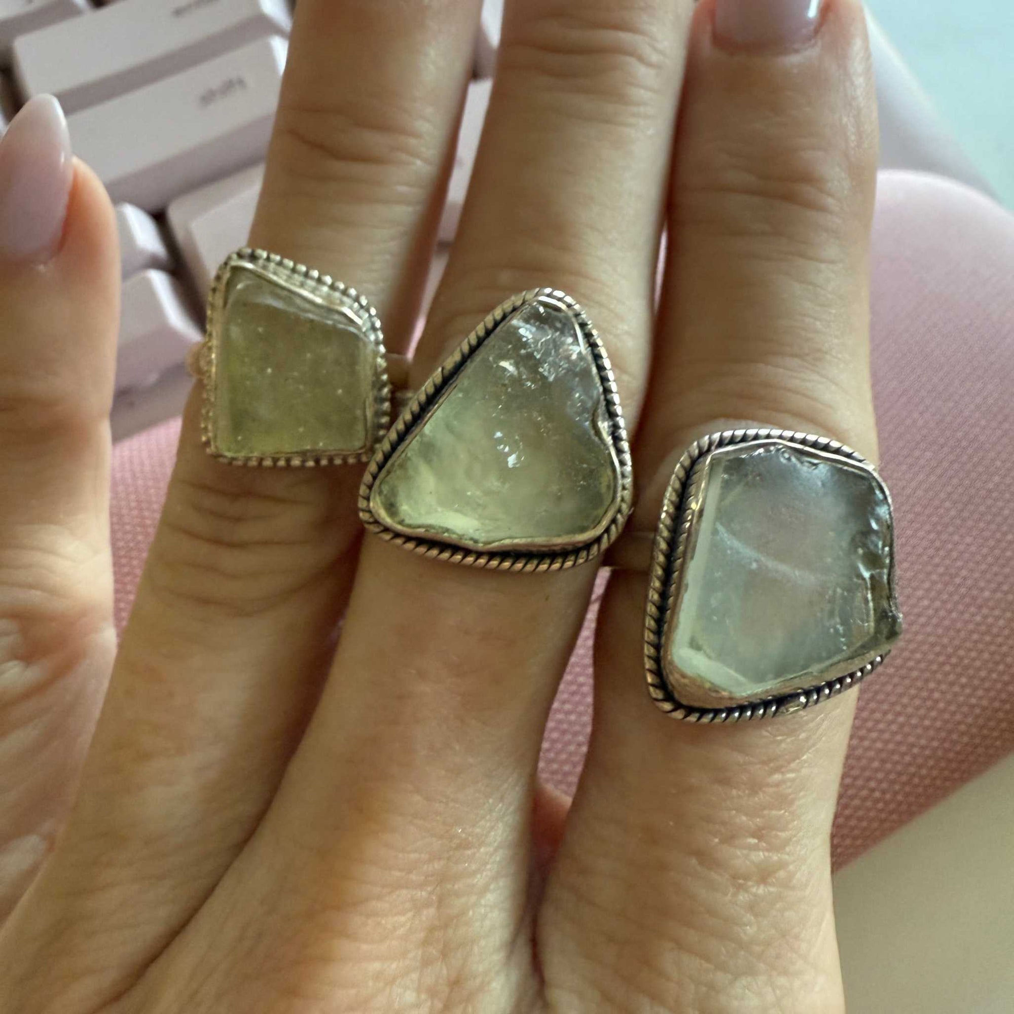 Libyan Desert Glass Ring 