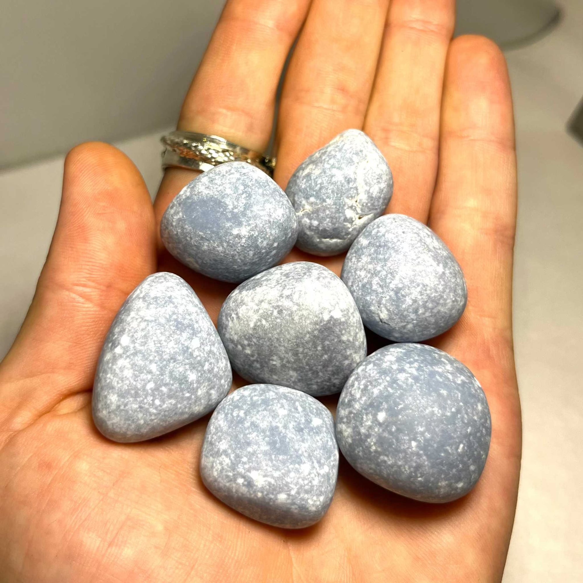 Angelite Tumbled Stone