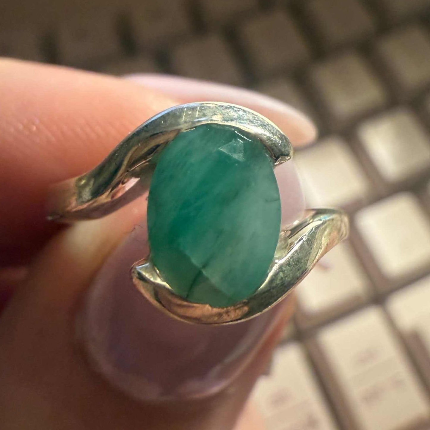 Emerald Ring Size 5