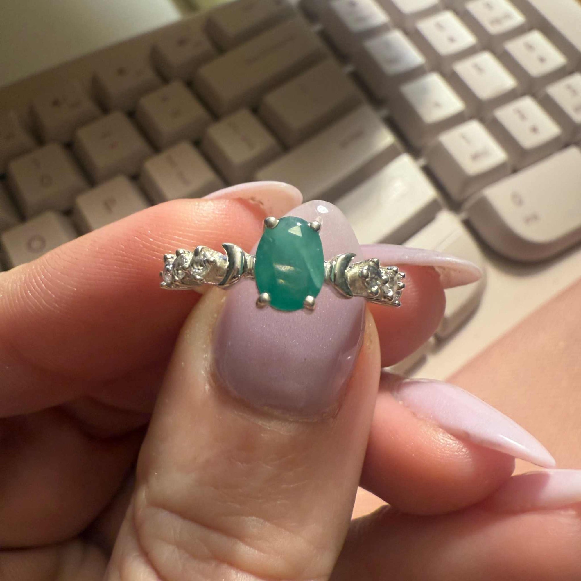 Emerald Ring Size 5