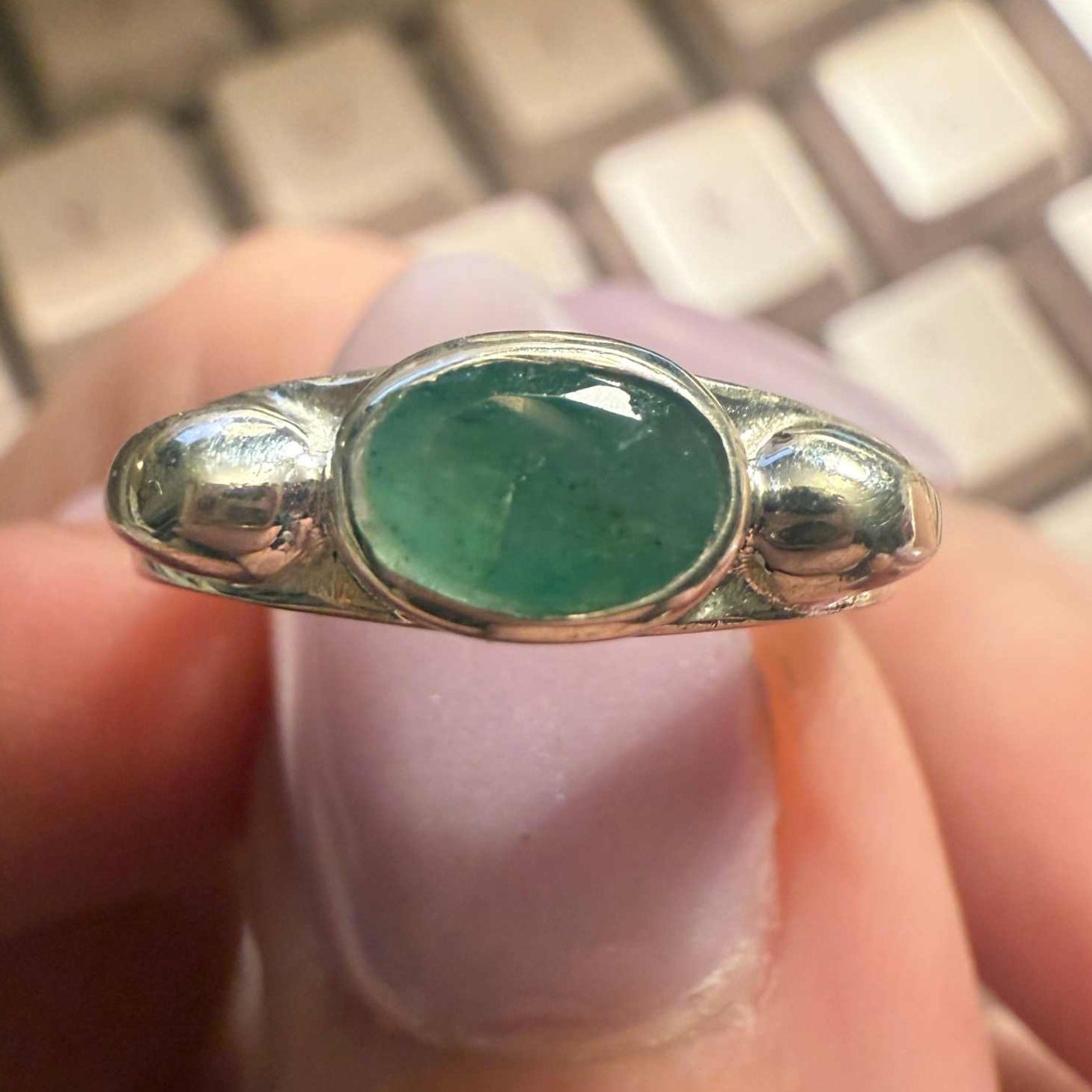 Emerald Ring Size 5