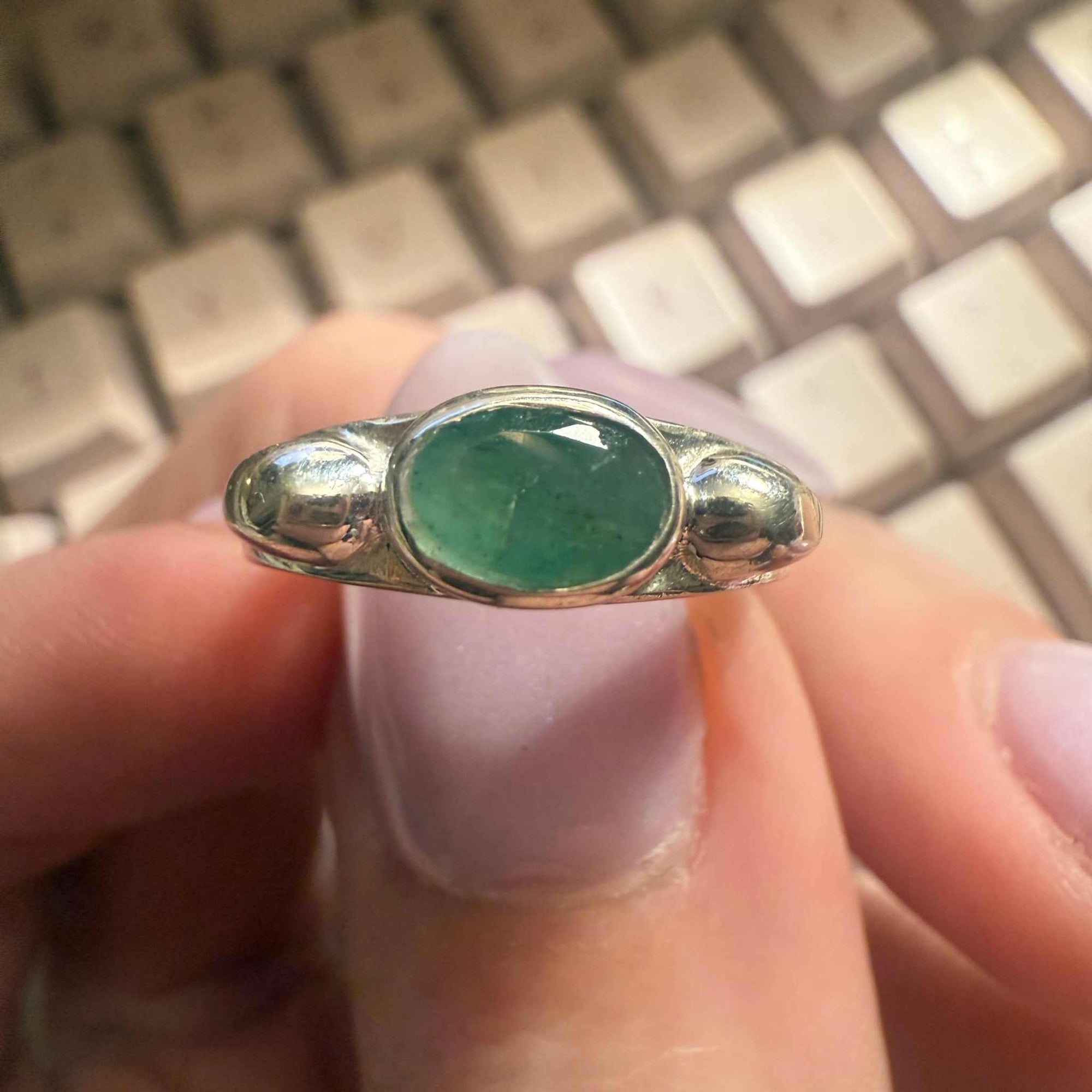 Emerald Ring Size 5