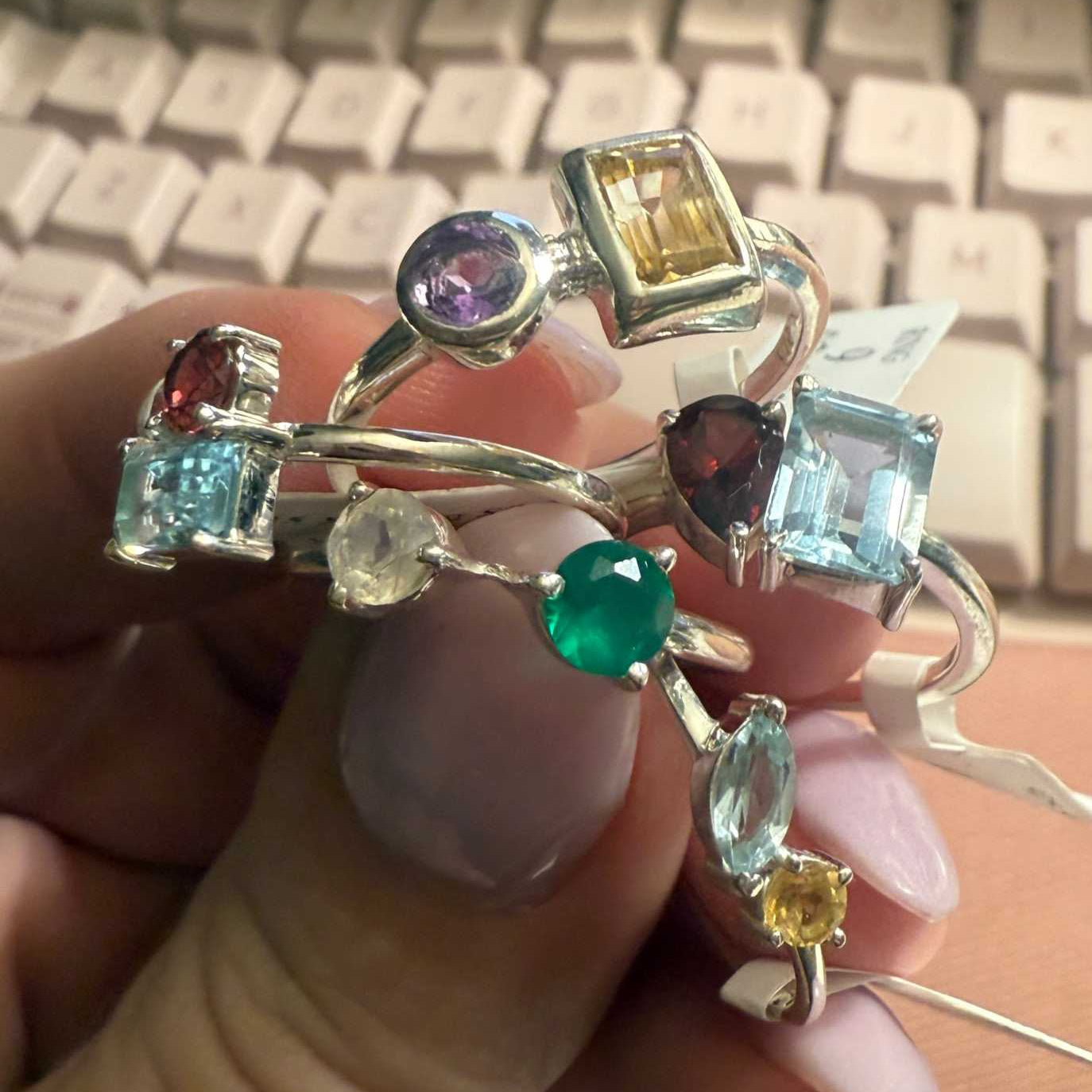 A group of friendship rings