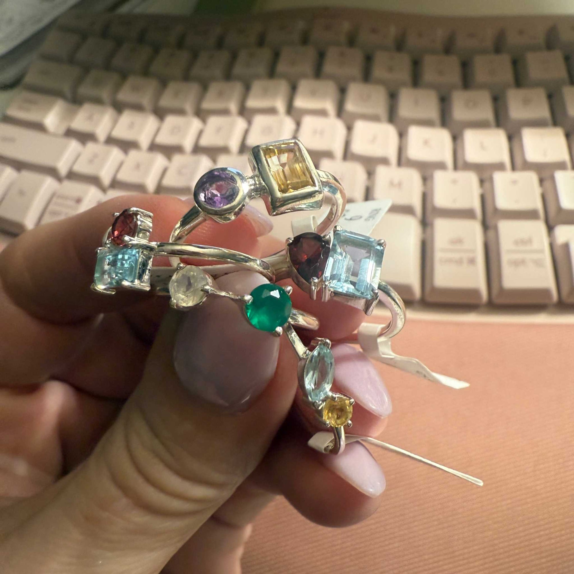 A group of friendship rings