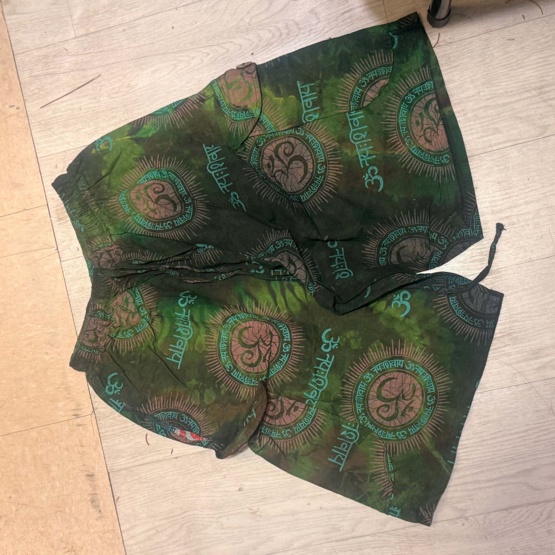 Cotton Tie Dye Ohm Cargo Shorts