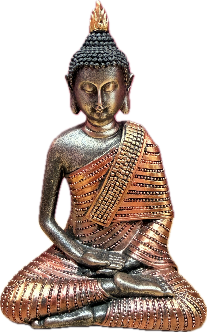 6.5" Tibetan Buddha in Red Robe