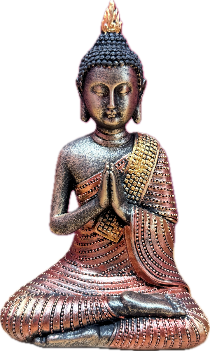 6.5" Tibetan Buddha in Red Robe