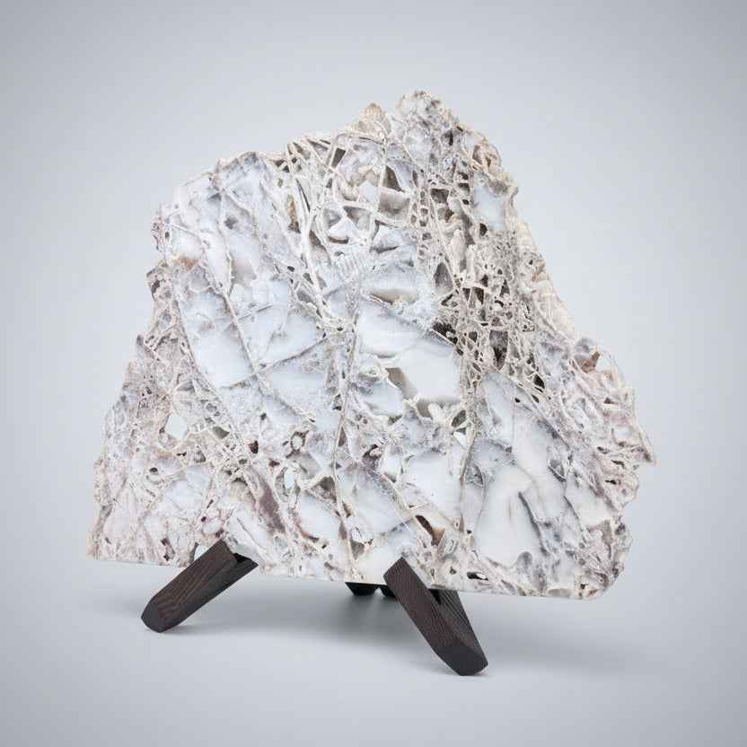 Lattice Agate Slice with Stand from China - 6.8lbs