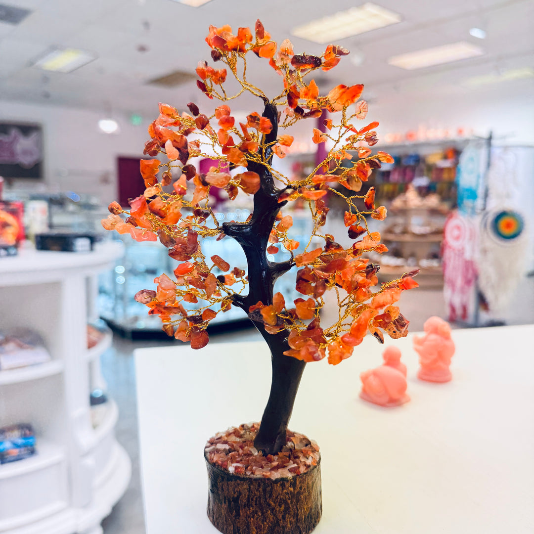 Carnelian Crystal Gem Tree