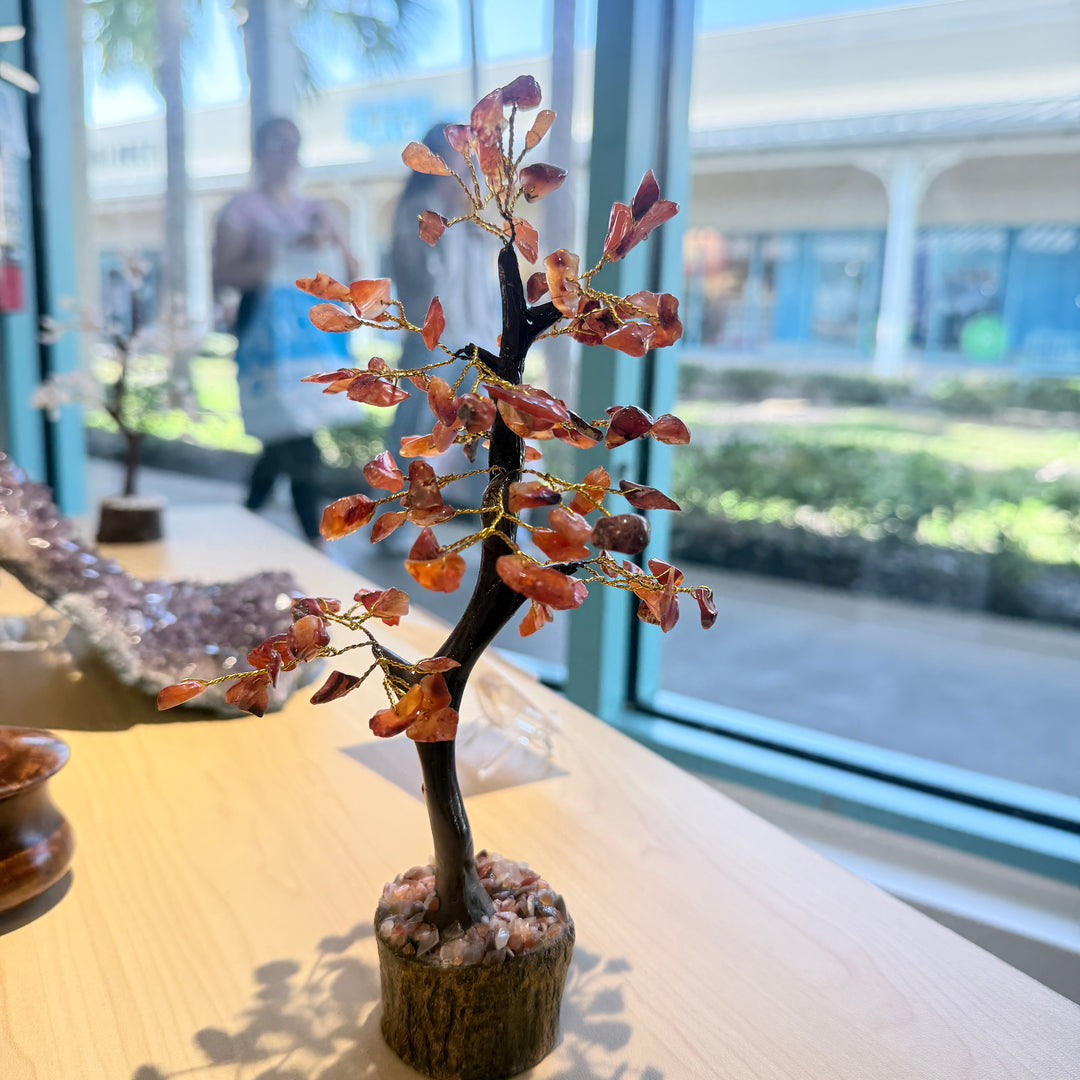 Carnelian Crystal Gem Tree