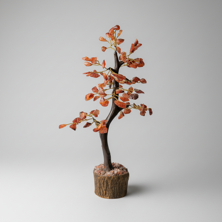 Carnelian Crystal Gem Tree