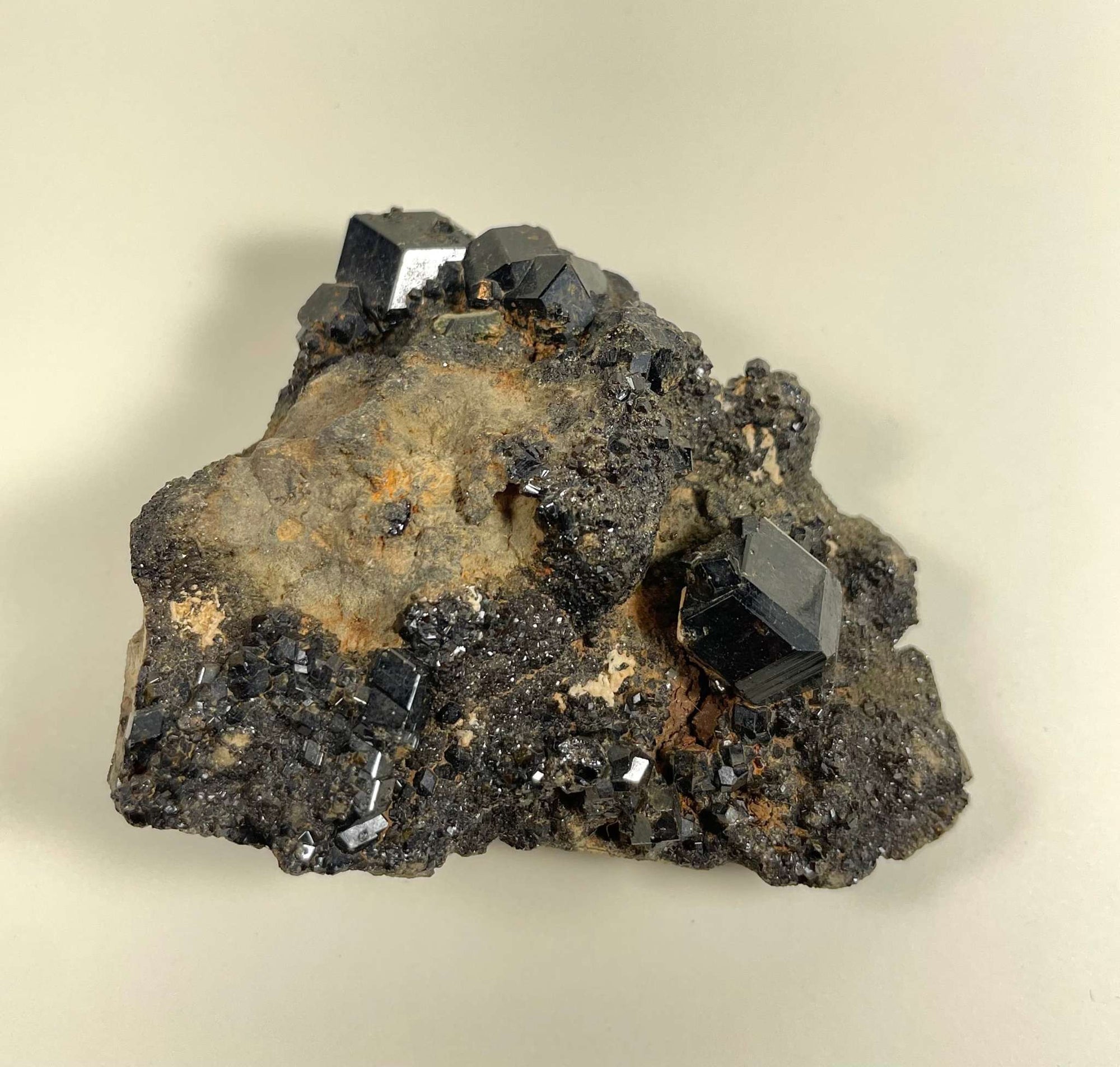 Melanite Garnet Cluster 153g
