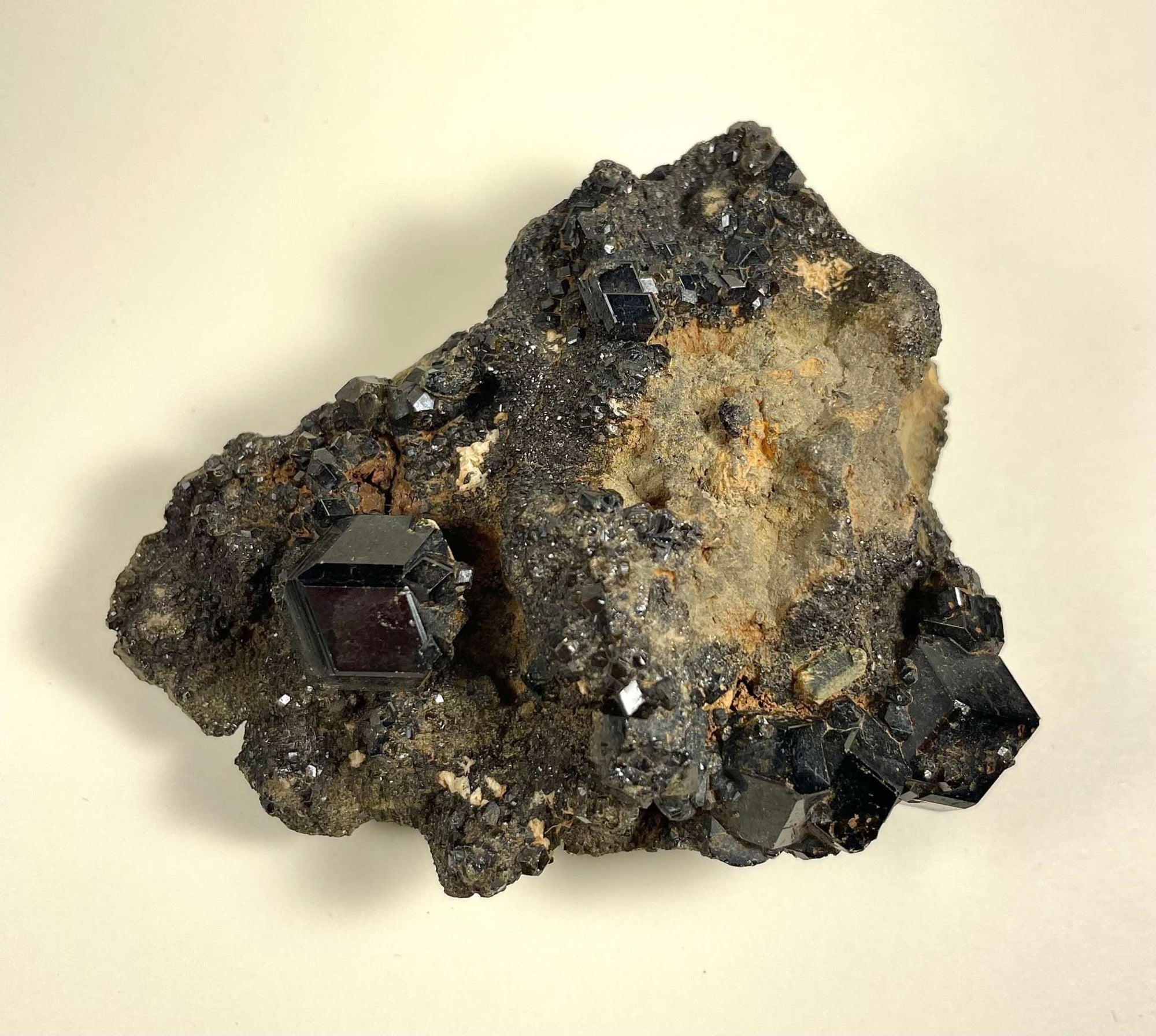 Melanite Garnet Cluster 153g