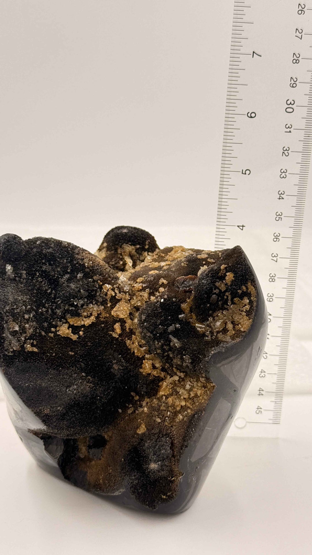Septarian Nodule – Stone of Mastery | 3.5 lb Heart-Form Desk Piece