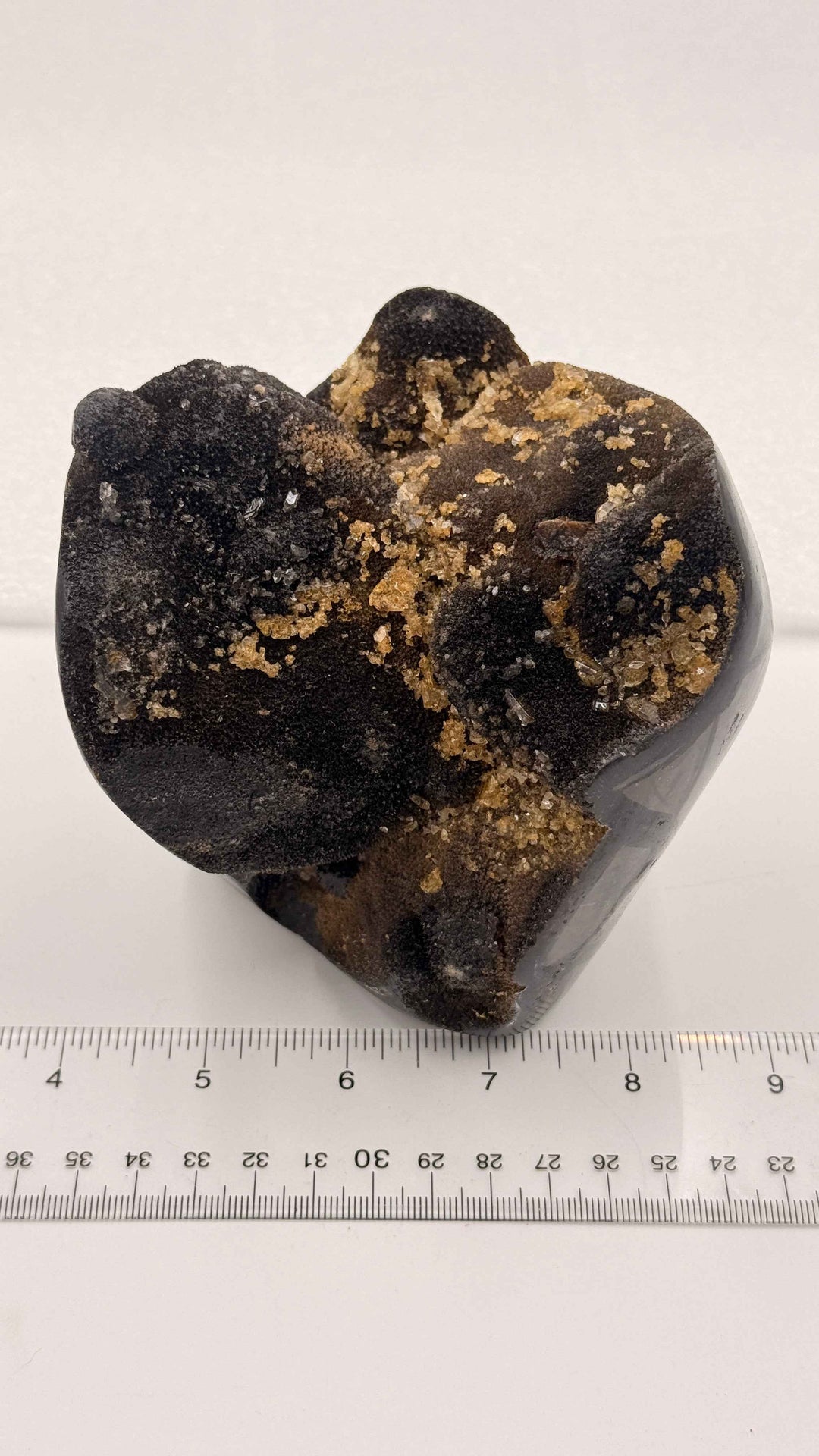 Septarian Nodule – Stone of Mastery | 3.5 lb Heart-Form Desk Piece