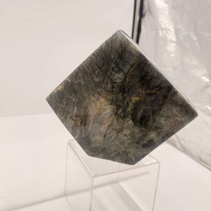 Labradorite Cut Base Square Freeform - Golden Hour - 4.6 lbs