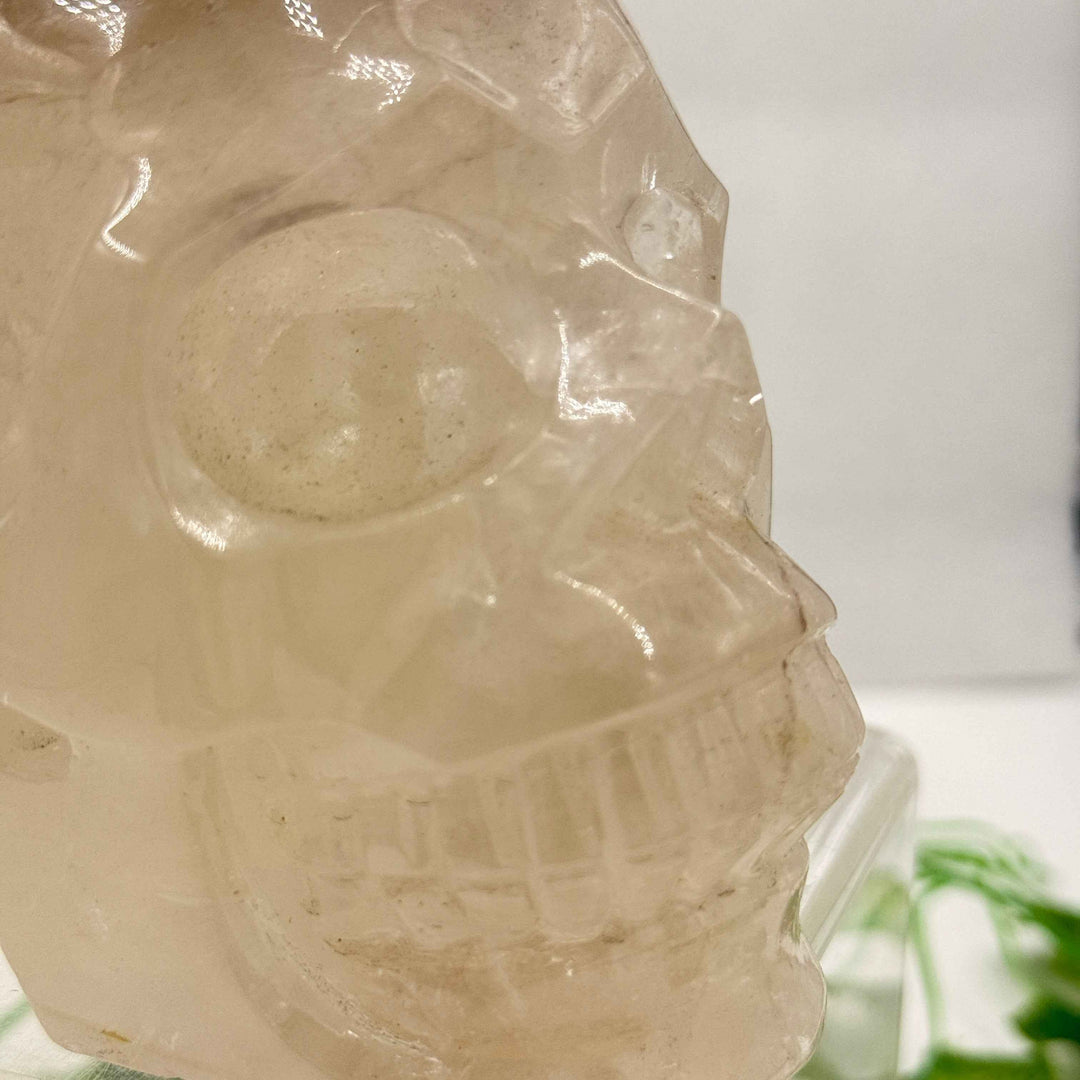 Smoky Quartz Skull 💀 3.1 lbs