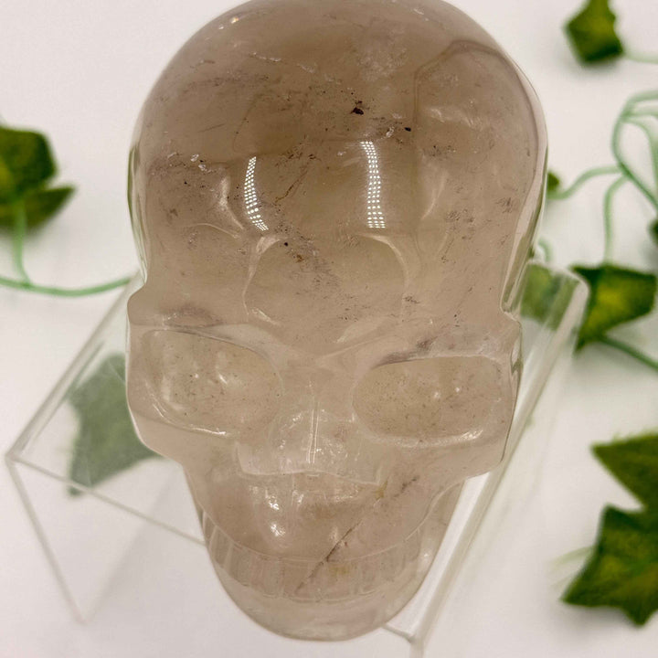 Smoky Quartz Skull 💀 3.1 lbs
