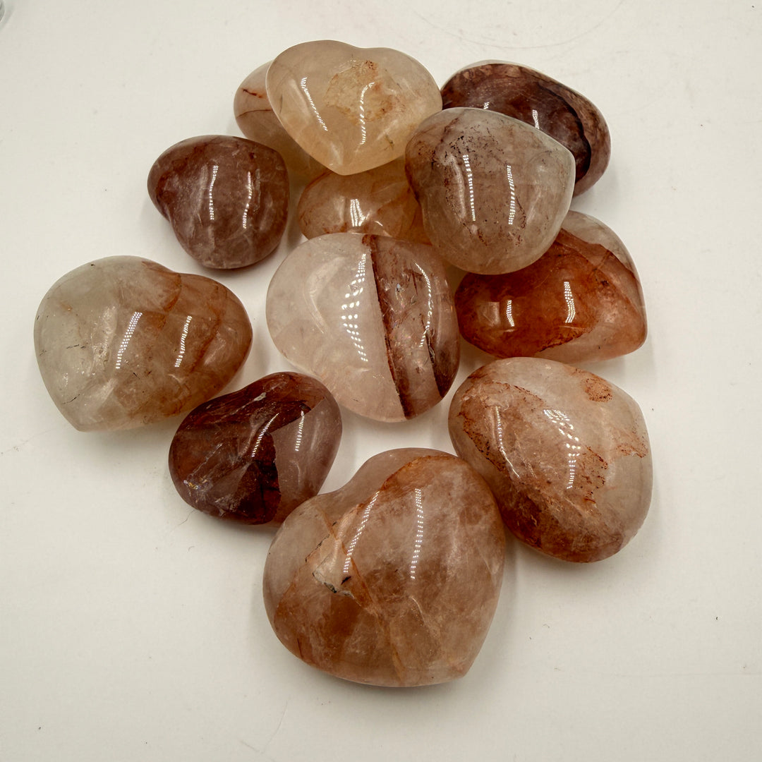 Fire Quartz Pocket Heart