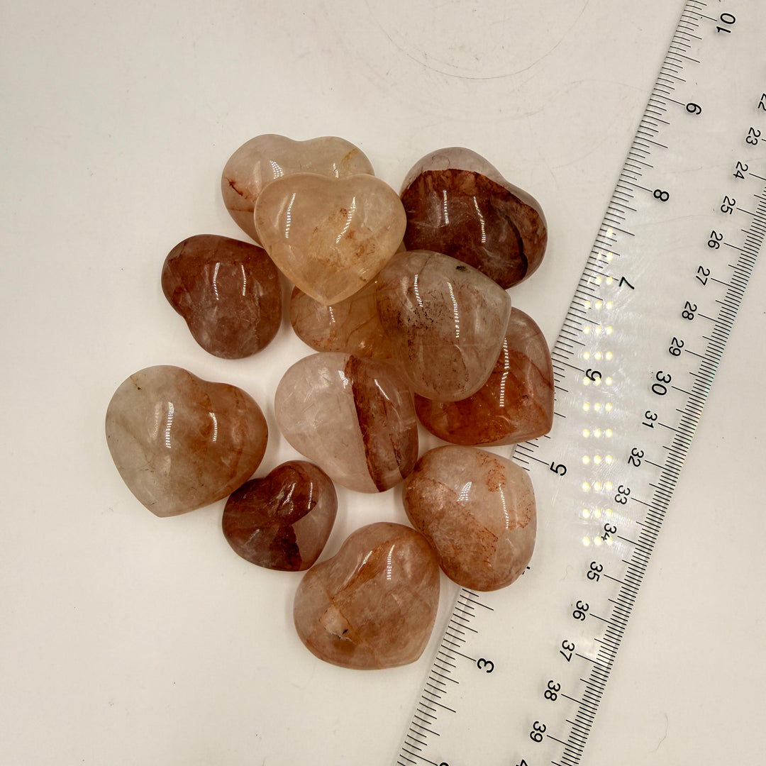 Fire Quartz Pocket Heart