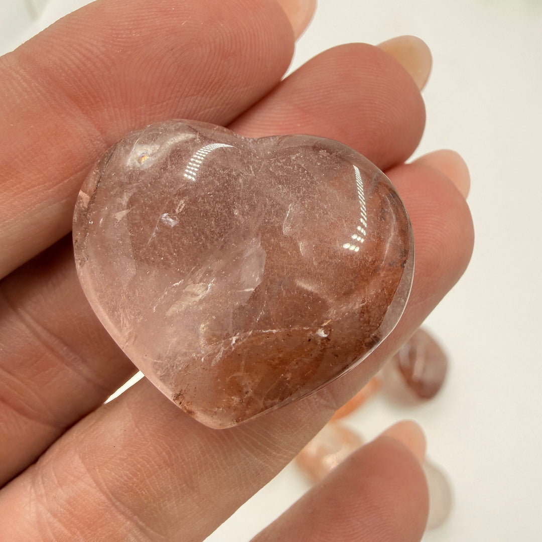 Fire Quartz Pocket Heart