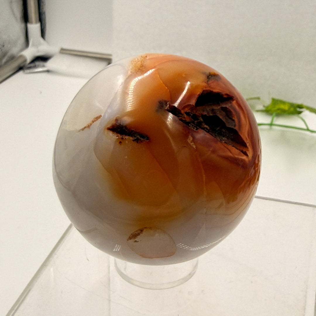 Carnelian Sphere 2.5”-3.5”