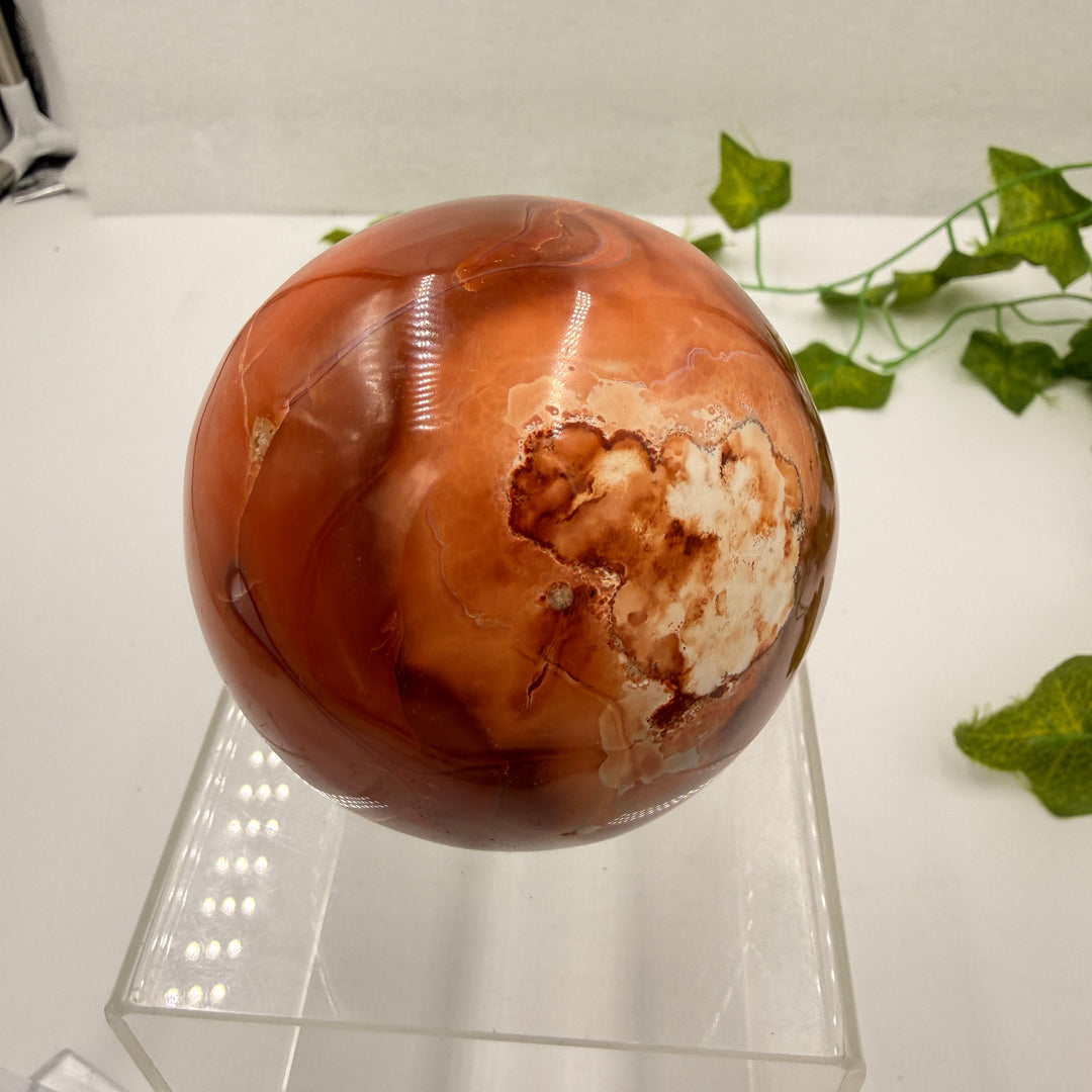 Carnelian Sphere 2.5”-3.5”