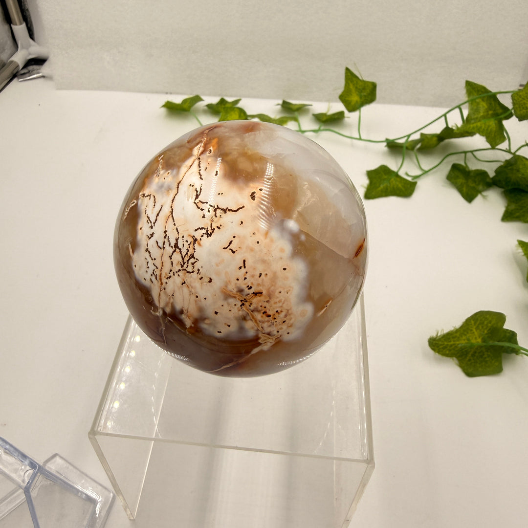 Carnelian Sphere 2.5”-3.5”