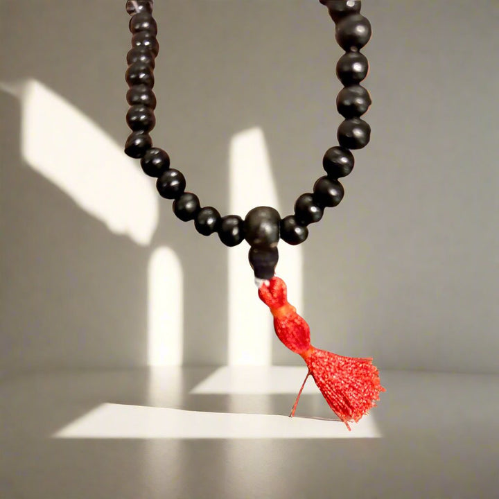 Black Tulsi Wood Mala