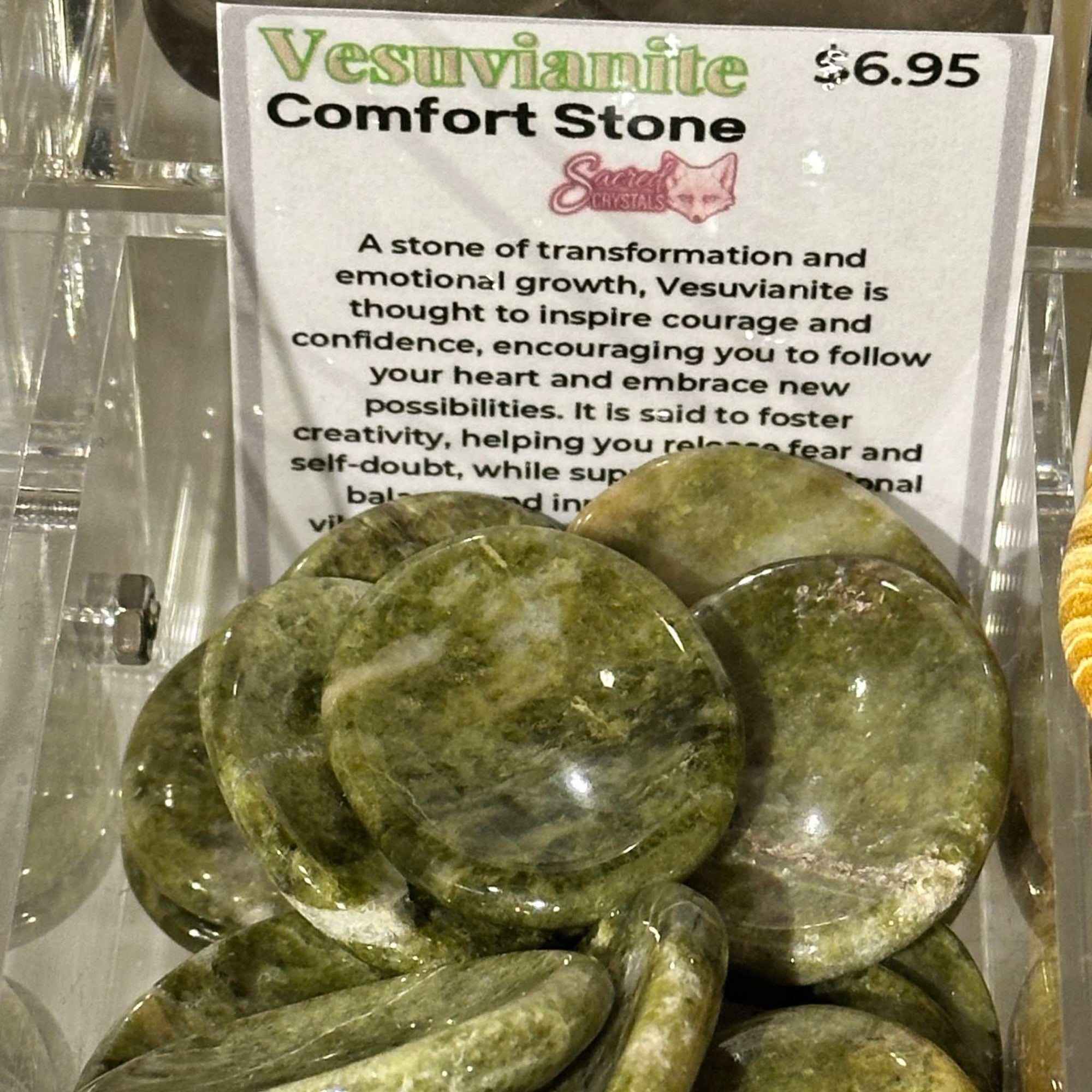 Vesuvianite Comfort Stone