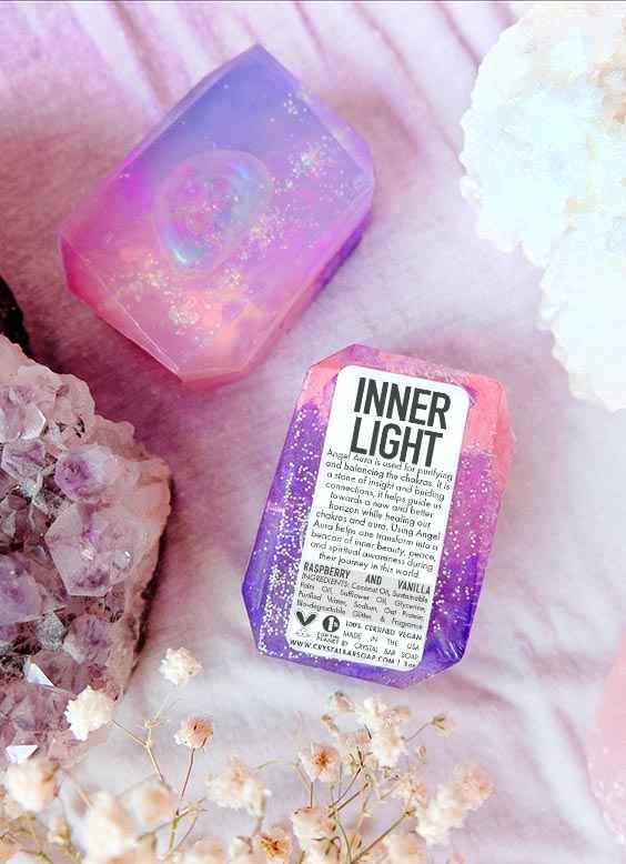Inner light – Crystal-infused bar soap