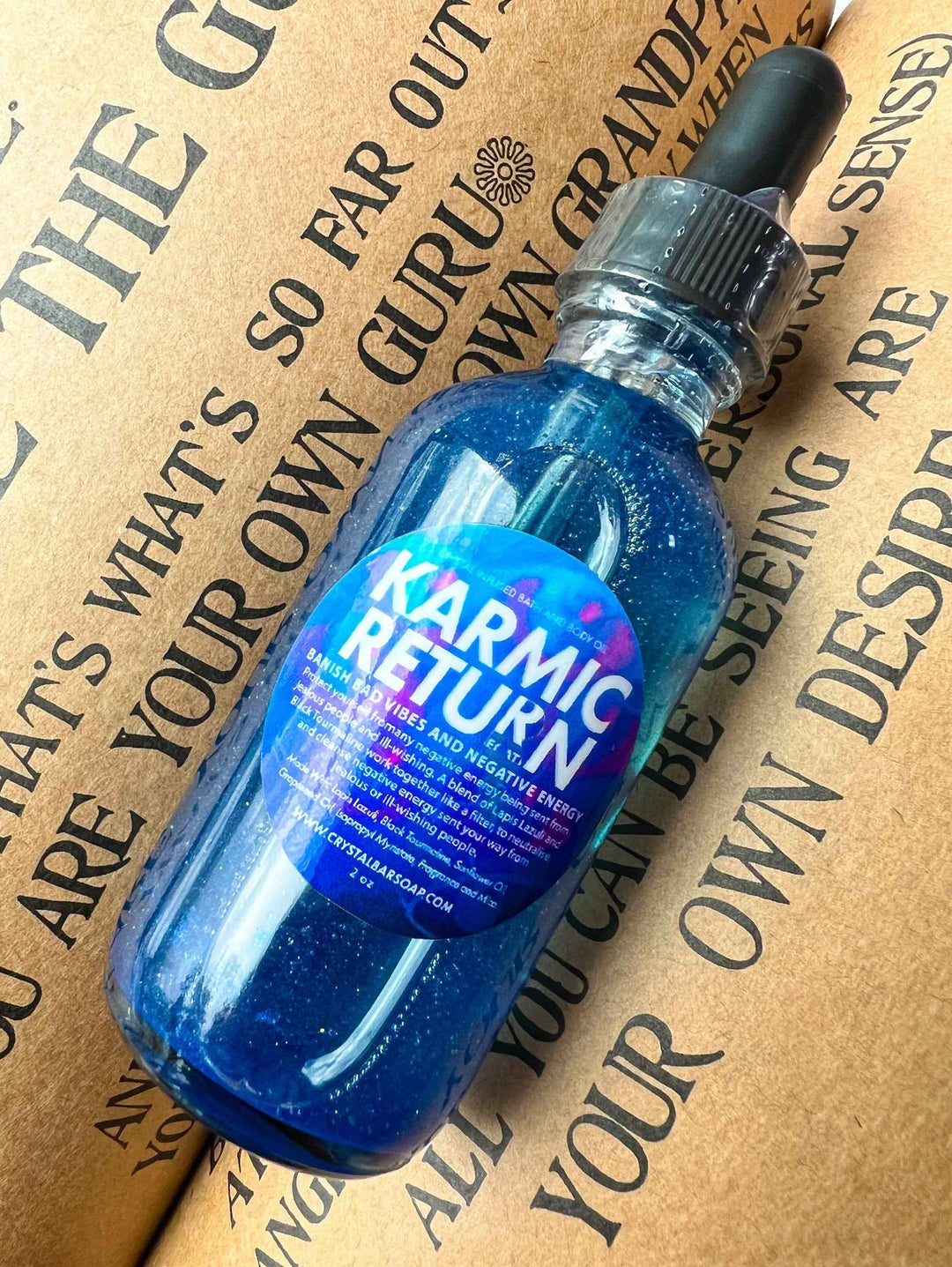 Karmic return – Crystal-infused body oil