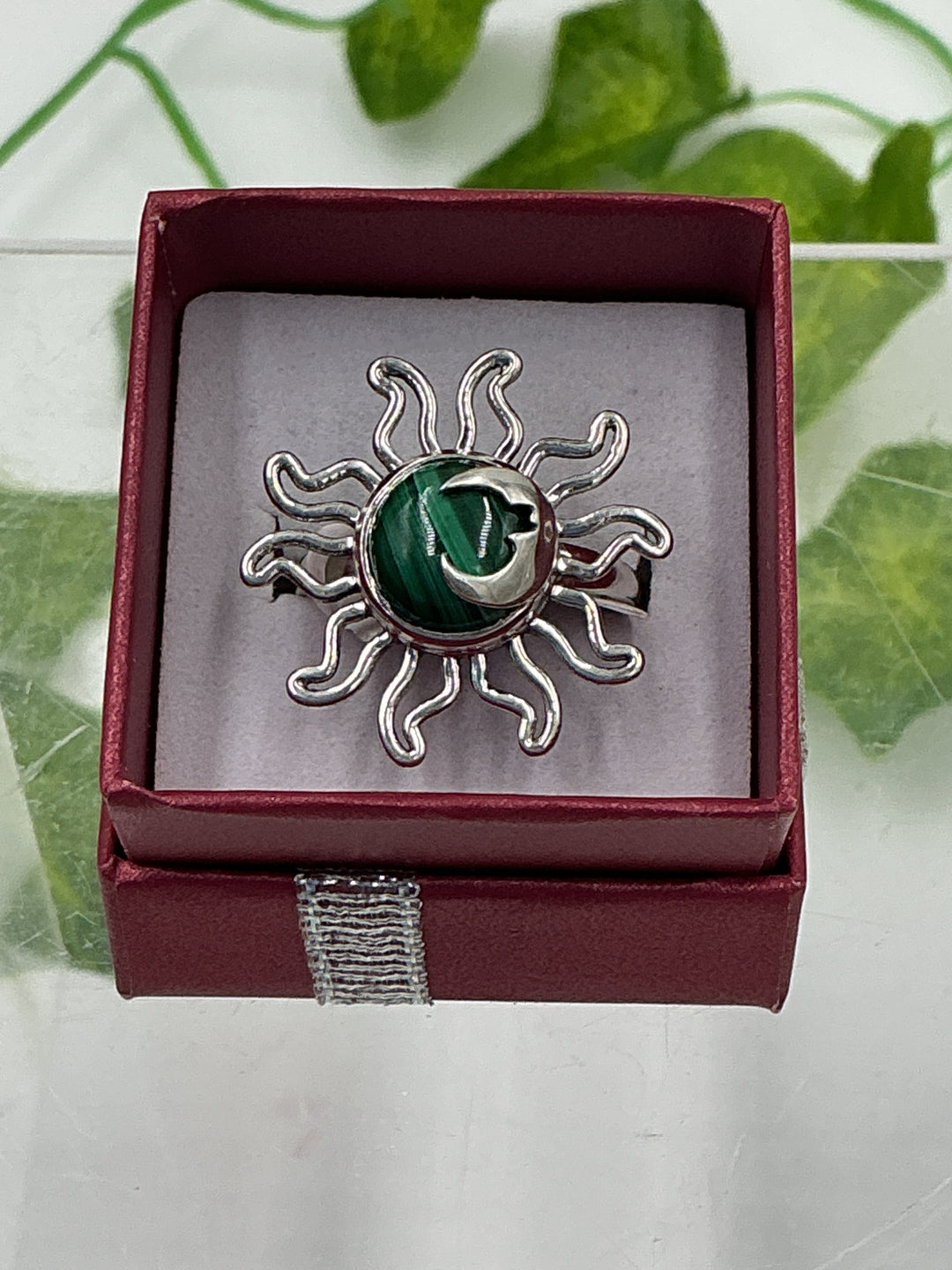 Malachite Sterling Silver Ring