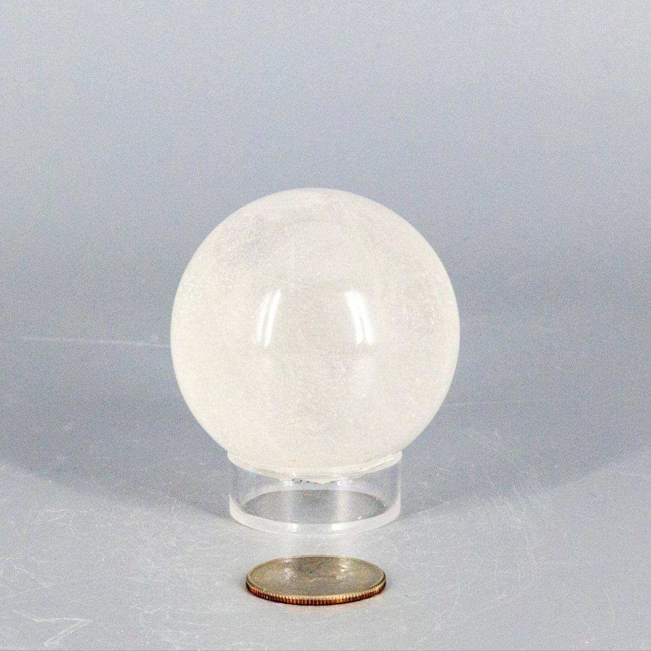 Natural Quartz Sphere &quot;The Master Healer&quot; 53-55MM