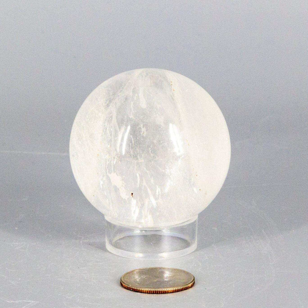 Natural Quartz Sphere "The Master Healer" 53-55MM