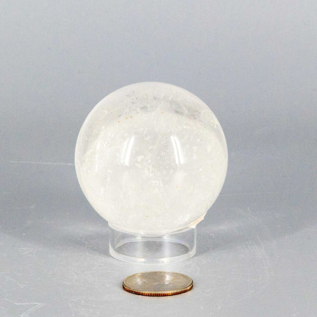 Natural Quartz Sphere "The Master Healer" 53-55MM